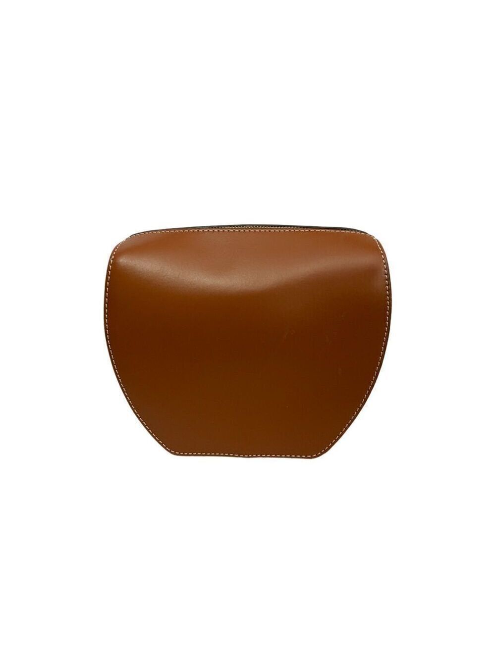 Staud Brown Leather Clutch